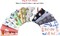 42-Pack 5x5 Inch Cat & Dog Cotton Fabric Squares for Quilting,Multi-Color Cute Animal Print Charm Packs Precut Quilting Supplies